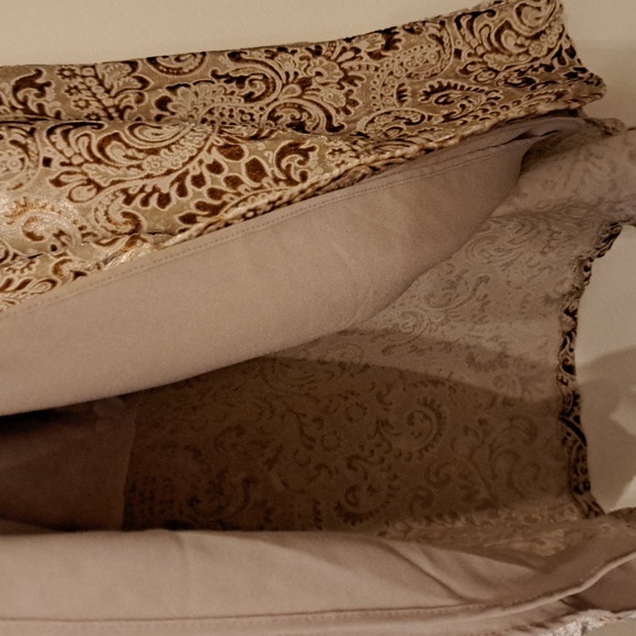 Lafayette 148 beige cream brown swirl desgnn velvet size 22w new midi skirt - Picture 4 of 7